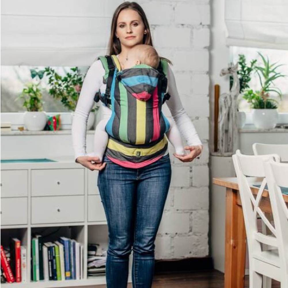 Lenny Lamb Woven Striped with hoodie - Picture 3 of 11